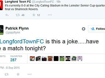 Did a Longford Town player foo...